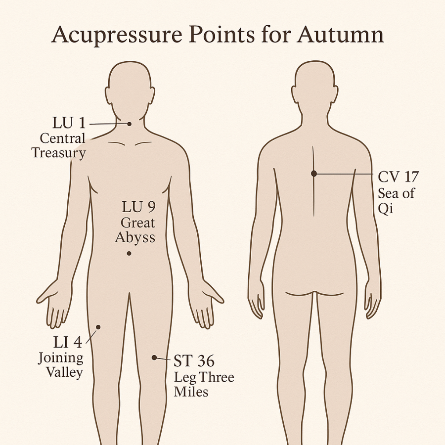 Acupressure points for Autumn