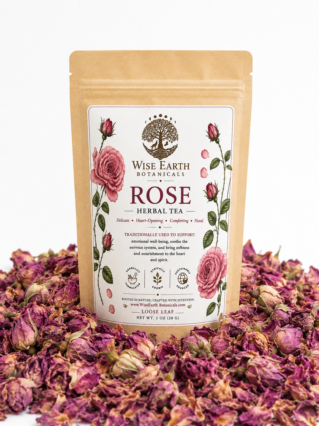 Organic Rose Tea | Premium Bulgarian Rose Petals - Image 2