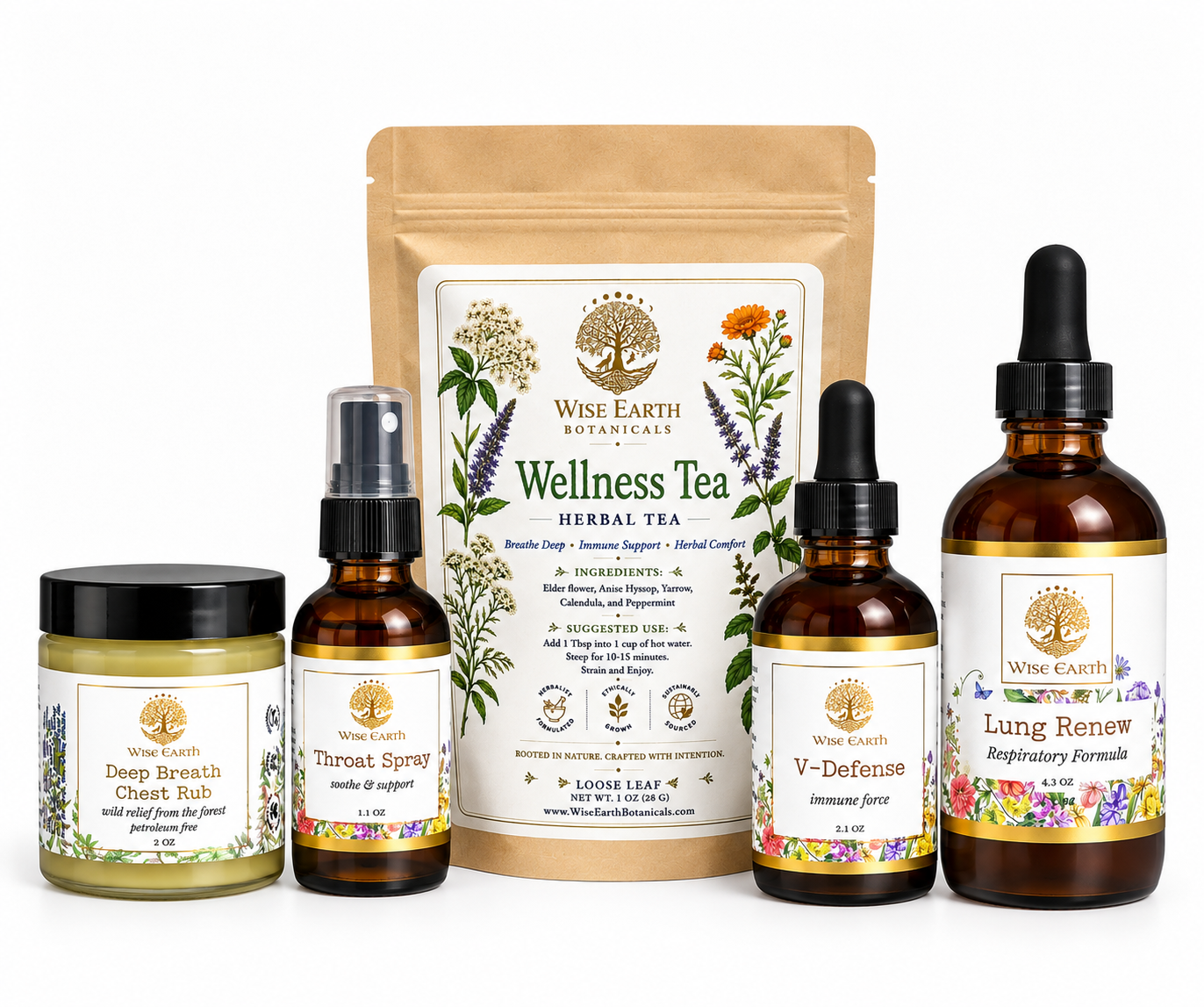 Herbal Immune Support Bundle | Cold & Flu Season